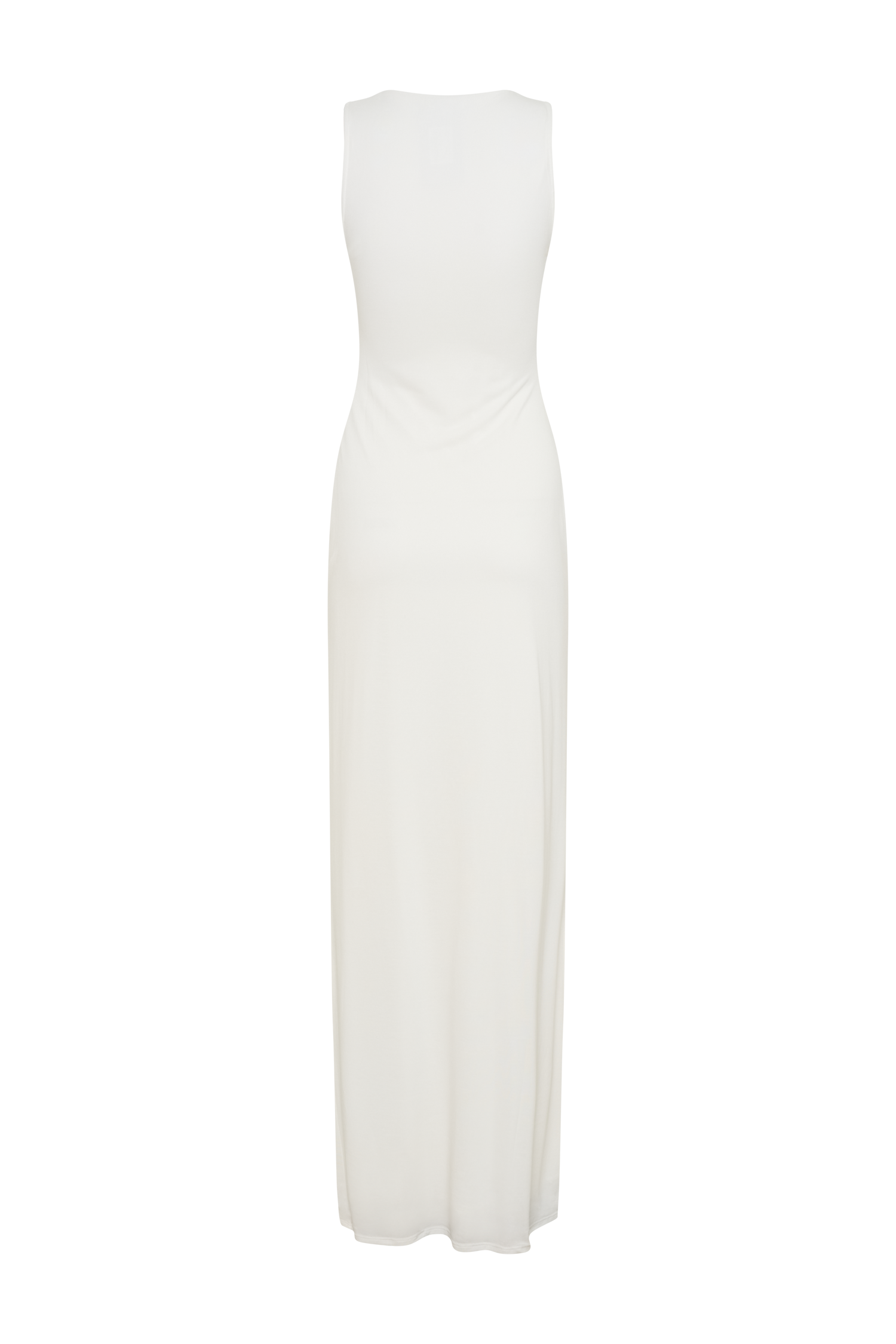 Kassidy Peached Jersey Maxi Dress - Ivory