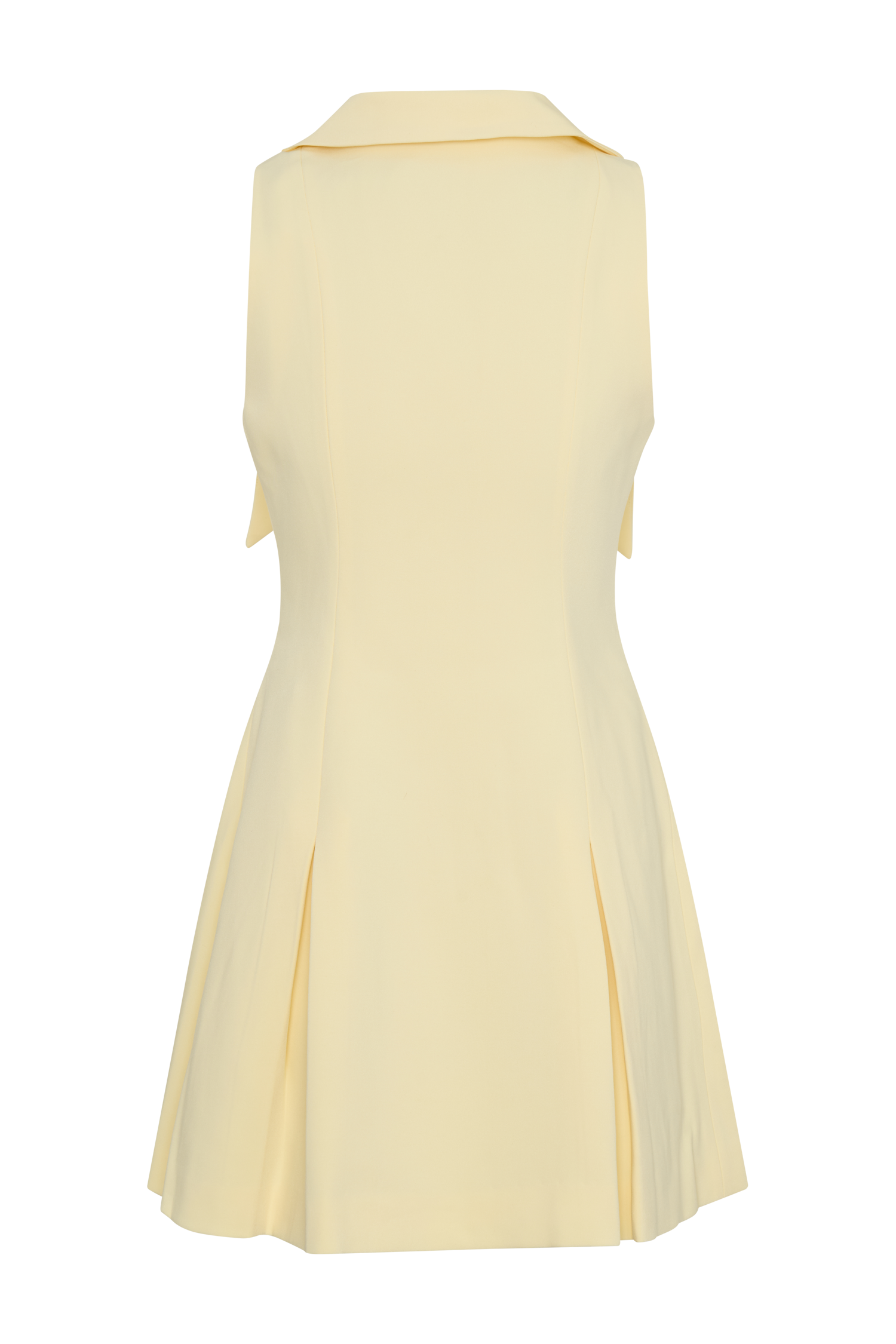 Oli Sleeveless Mini Dress - Lemon
