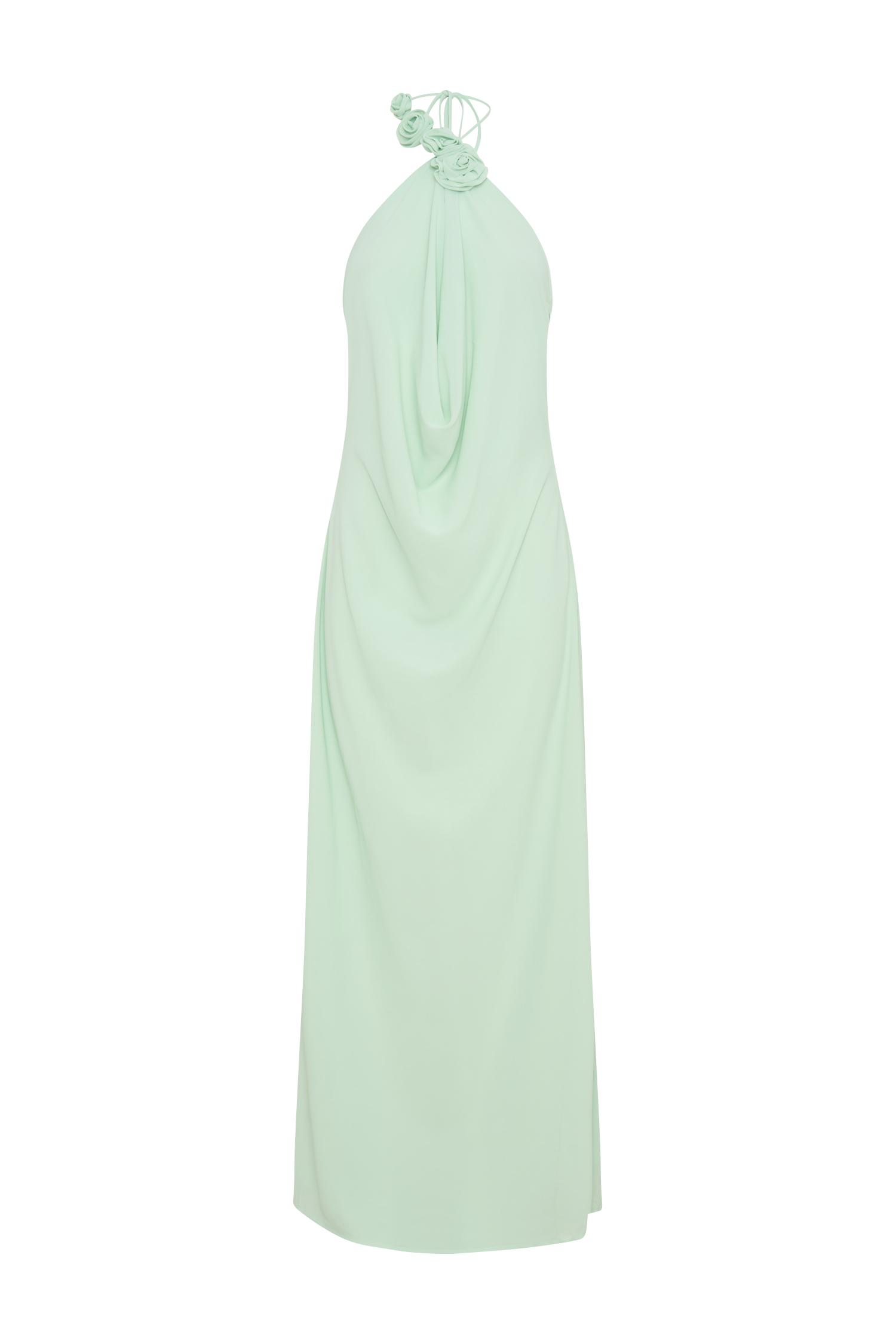 Rosalia Cowl Neck Maxi Dress - Sage